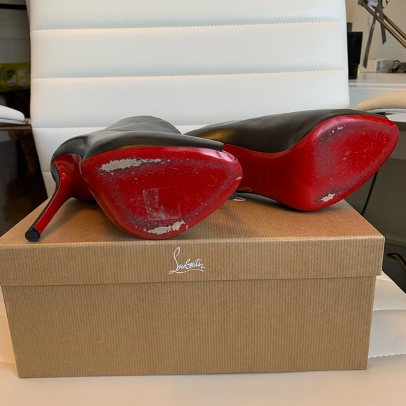 Christian Louboutin Chester 120 Shinny cal/Pat Toe - Picture 6 of 7